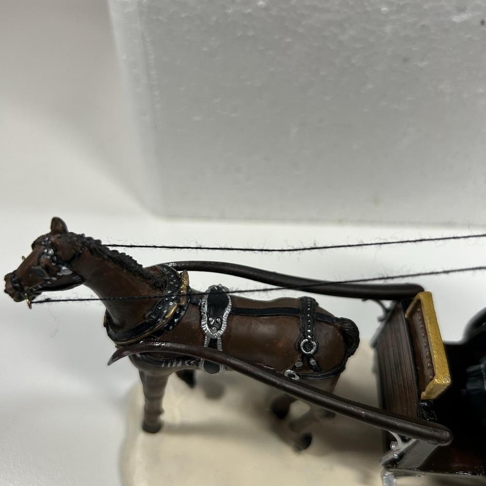 Lemax Hansom Cab Horse and Carriage Village Collection 2000 #03329 with Box‎ - Picture 9 of 14